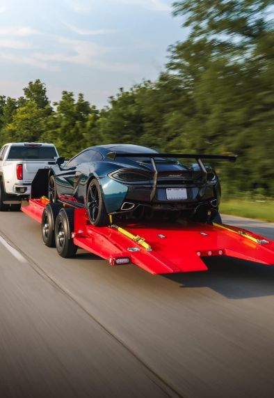 Trailer hauling contact support